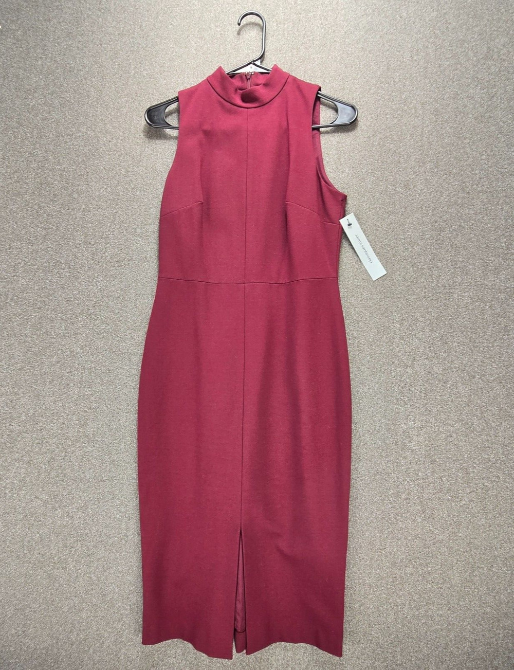 Classiques Entier Dress Womens 4 Burgundy BodyCon Ponte